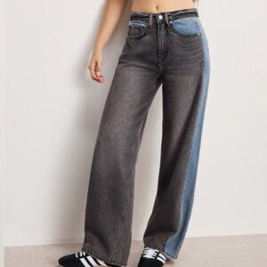 BRAND NEW GOOD AMERICAN GOOD LOW RISE BAGGY JEANS SIZE 2